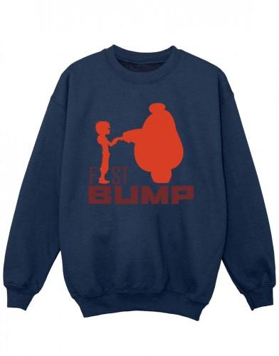 Disney Girls Big Hero 6 Baymax Fist Bump Cutout Sweatshirt