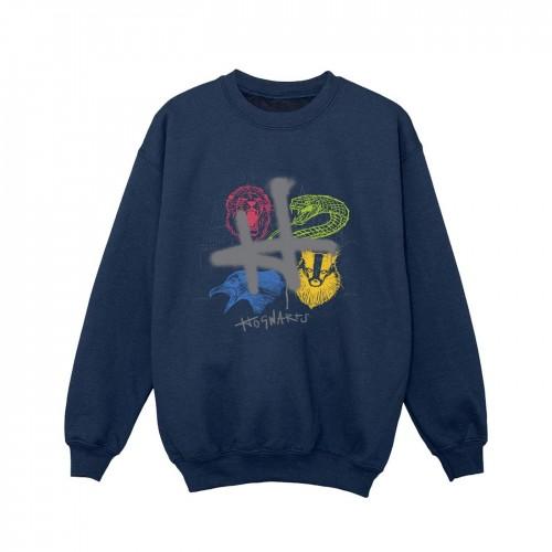 Harry Potter meisjes emblemen H Spray Sweatshirt