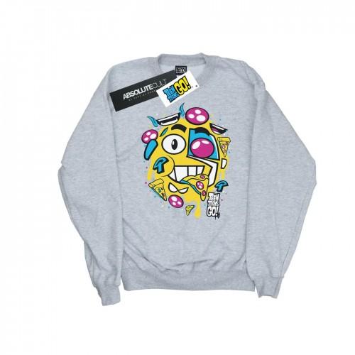 DC Comics Teen Titans Go Pizza Face-sweatshirt voor heren