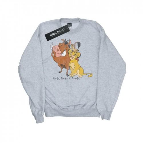 Disney Girls The Lion King Klassiek Simba, Timon en Pumbaa Sweatshirt