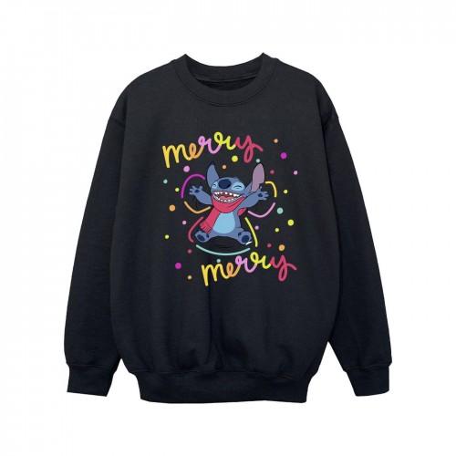 Disney Lilo & Stitch vrolijk regenboogsweater voor meisjes