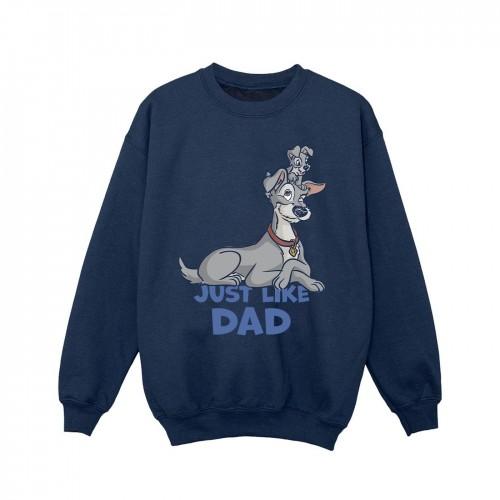 Disney Girls Lady en de vagebond, net als papa sweatshirt