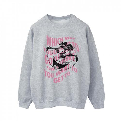 Disney Heren Alice In Wonderland Chesire Cat Sweatshirt