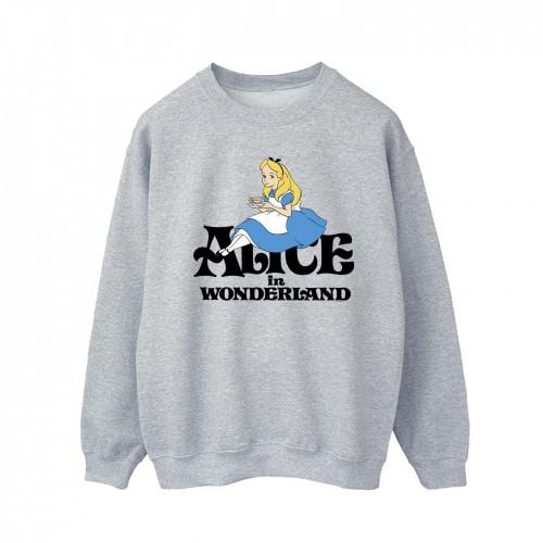 Disney Heren Alice In Wonderland Theedrinker Klassiek Sweatshirt