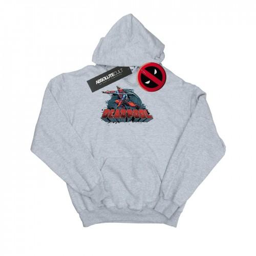 Marvel heren hoodie met Deadpool zwaardlogo