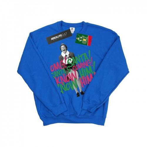 Elf Girls Santa's Coming Sweatshirt