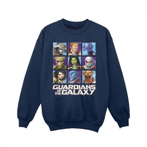 Guardians Of The Galaxy Sweatshirt met karaktervierkanten voor meisjes