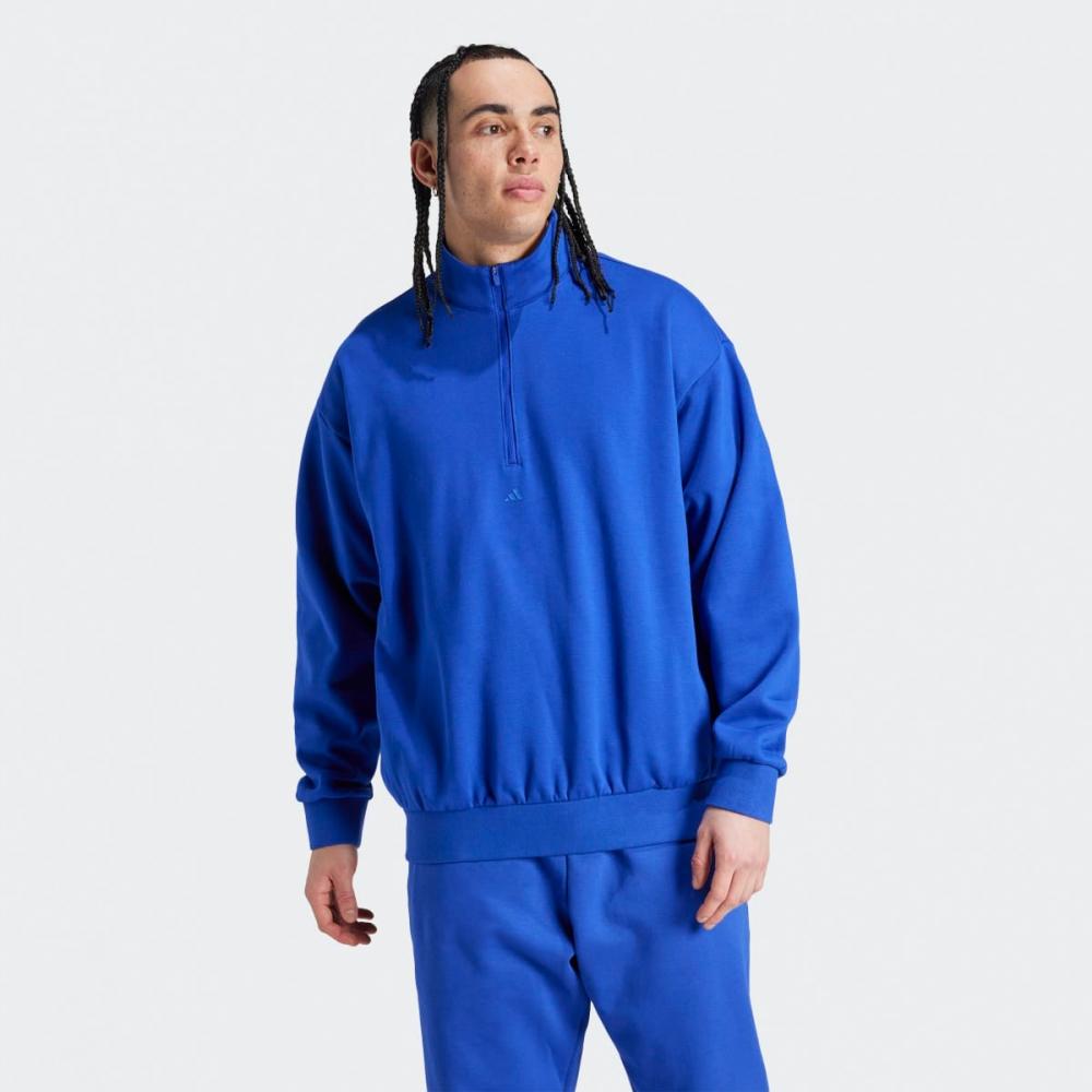 Adidas basketball halfhouse sweatshirt IW1624 LUCBLU