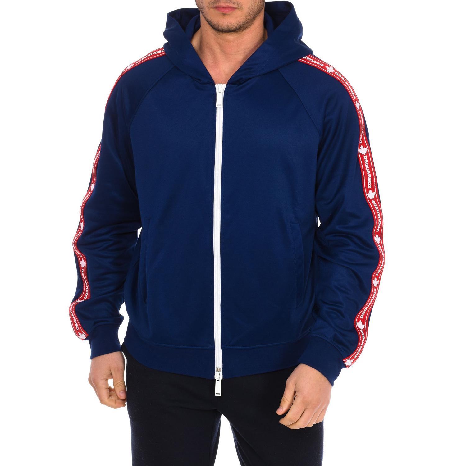 Dsquared2 Sudadera sport con cremallera y capucha S74HG0103-S23686 hombre