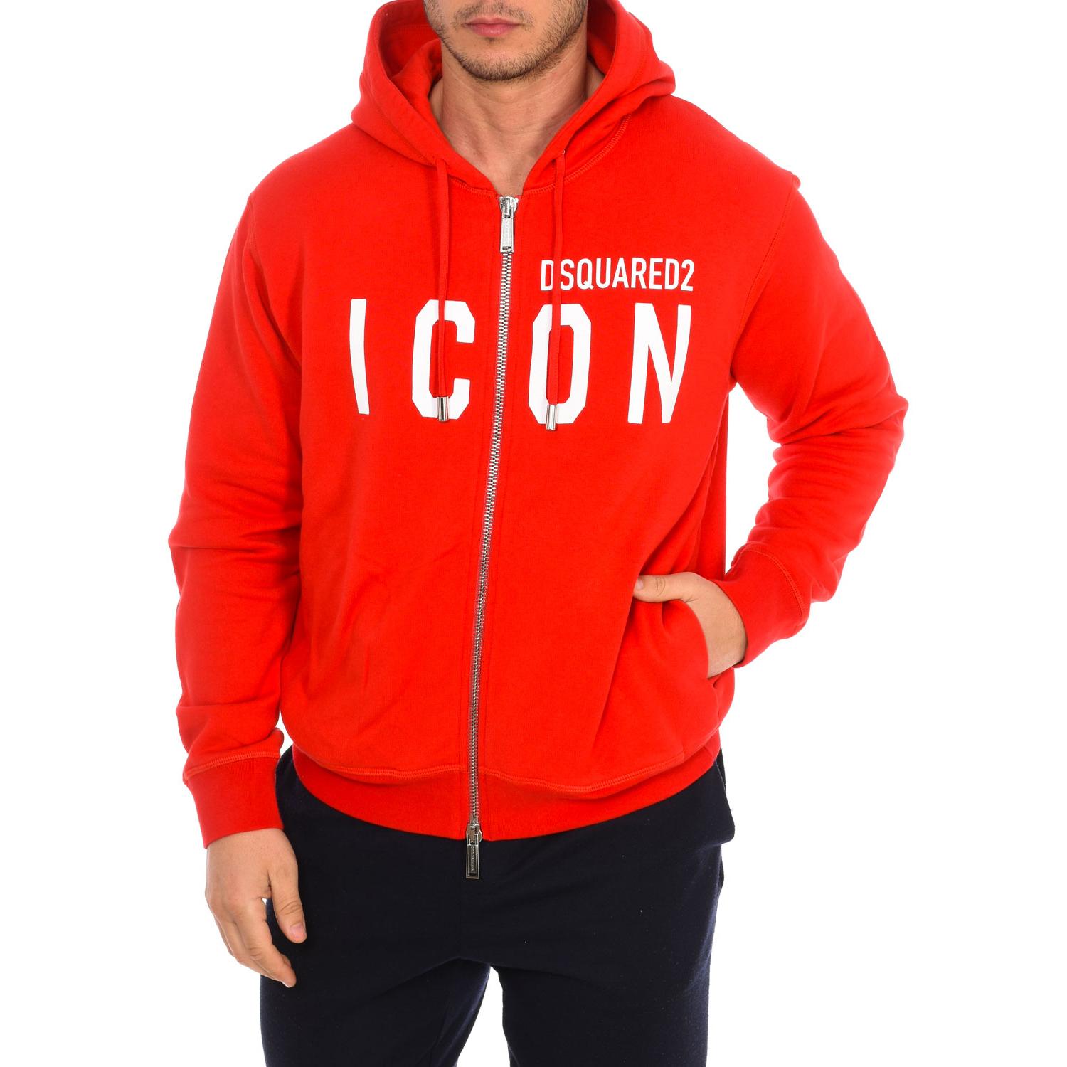 Dsquared2 Herenhoodie met rits S79HG0002-S25042