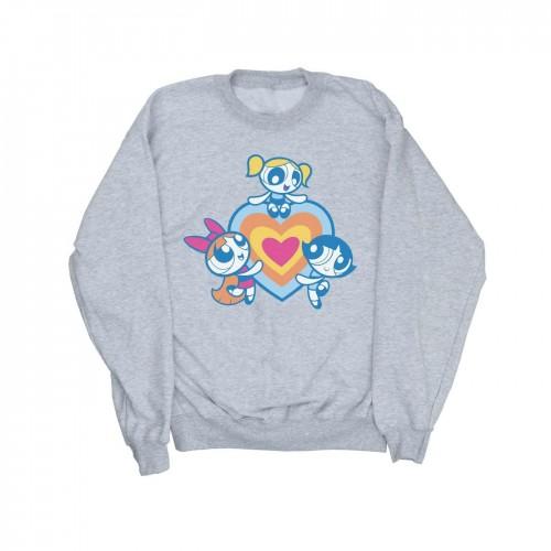 Pertemba FR - Apparel Het Powerpuff Girls Girls Heart Group-sweatshirt