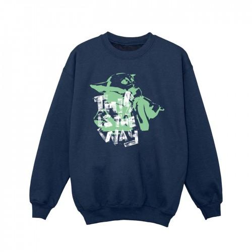 Star Wars Girls The Mandalorian Dit is de manier waarop Grogu Sweatshirt