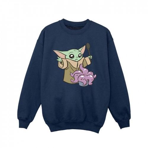 Star Wars Girls het Mandalorian Spooky Cooking Sweatshirt