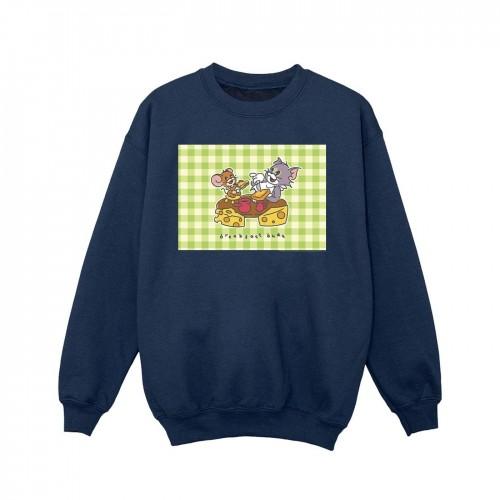 Tom And Jerry Girls Breakfast Buds Sweatshirt