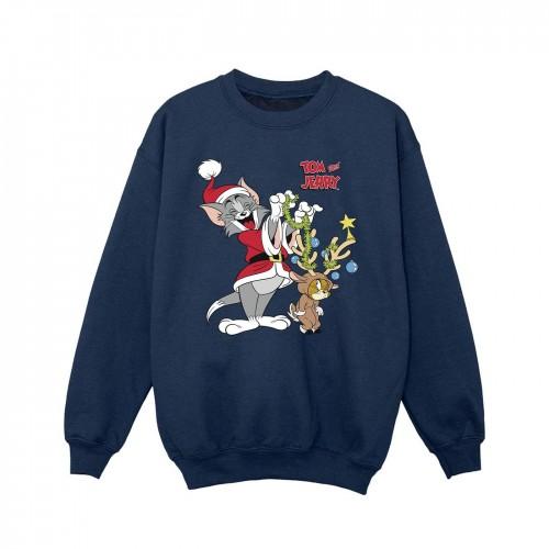 Pertemba FR - Apparel Tom & Jerry kerstrendiersweater voor meisjes