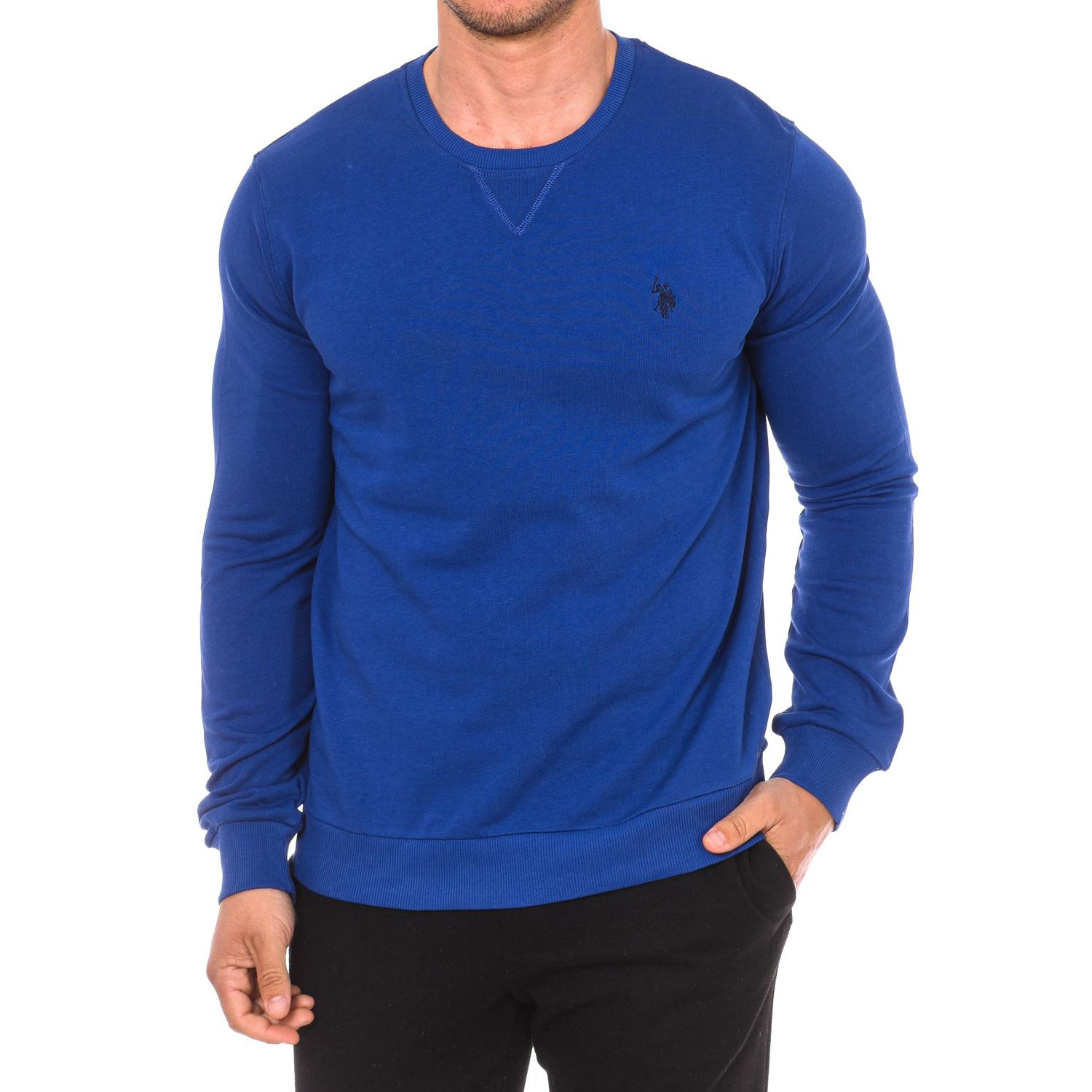 U.S. Polo Assn. Sudadera de manga larga y cuello redondo 64657 hombre