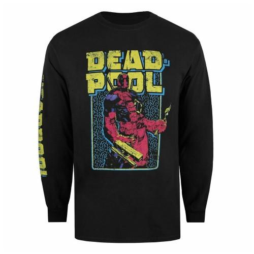 Deadpool Heren 90's Arm T-shirt met lange mouwen