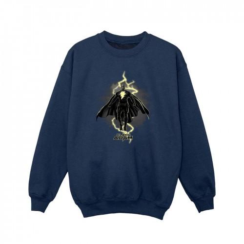 DC Comics meisjes zwart Adam Hovering Bolt sweatshirt