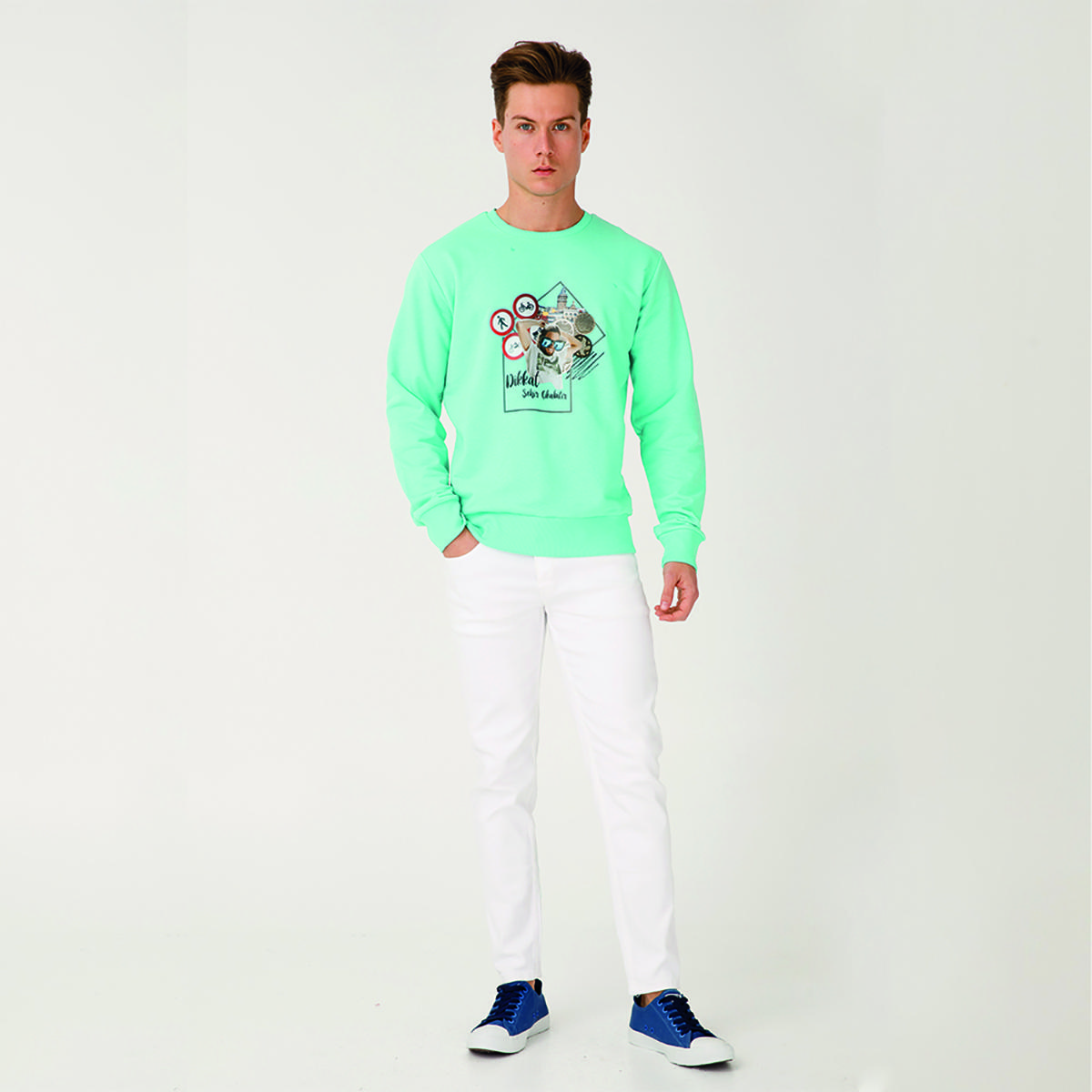 Biggdesign Nature Durak Erkek Sweatshirt