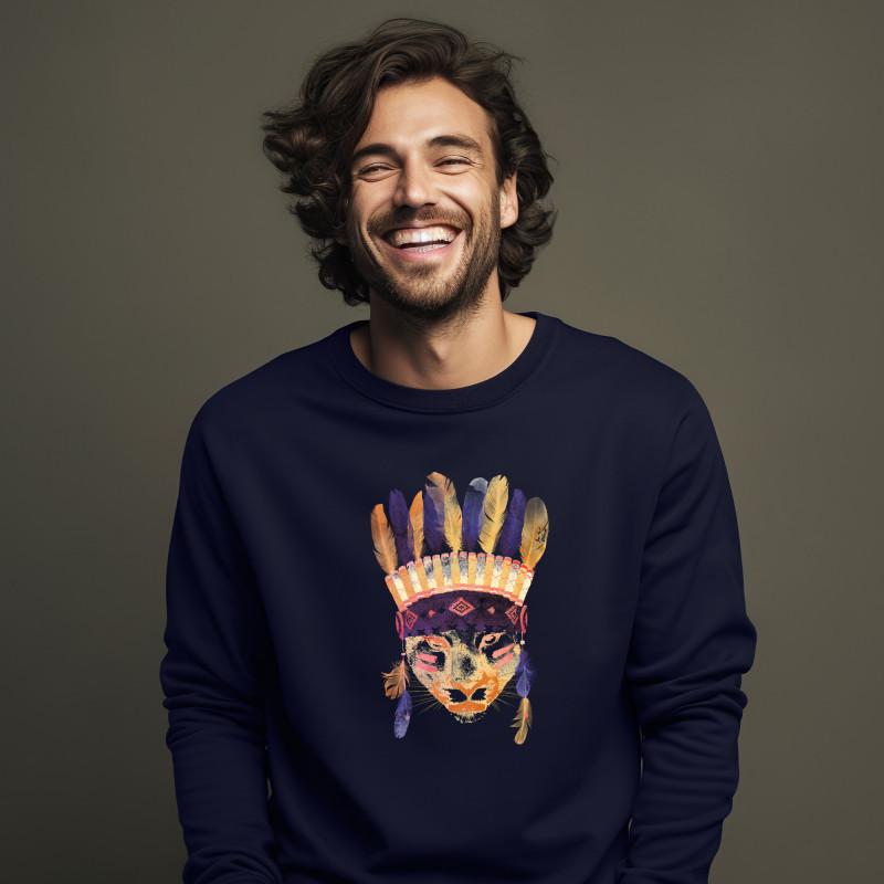 Le Roi du Tshirt Sweat Homme - BIG CHIEF