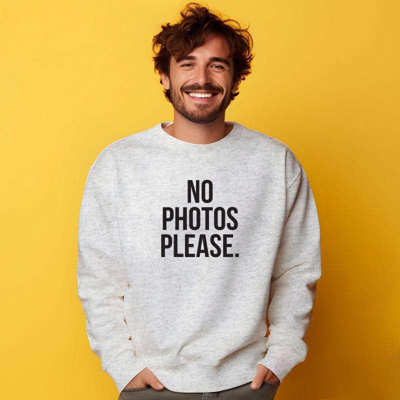 Le Roi du Tshirt Sweat Homme - NO PHOTOS PLEASE