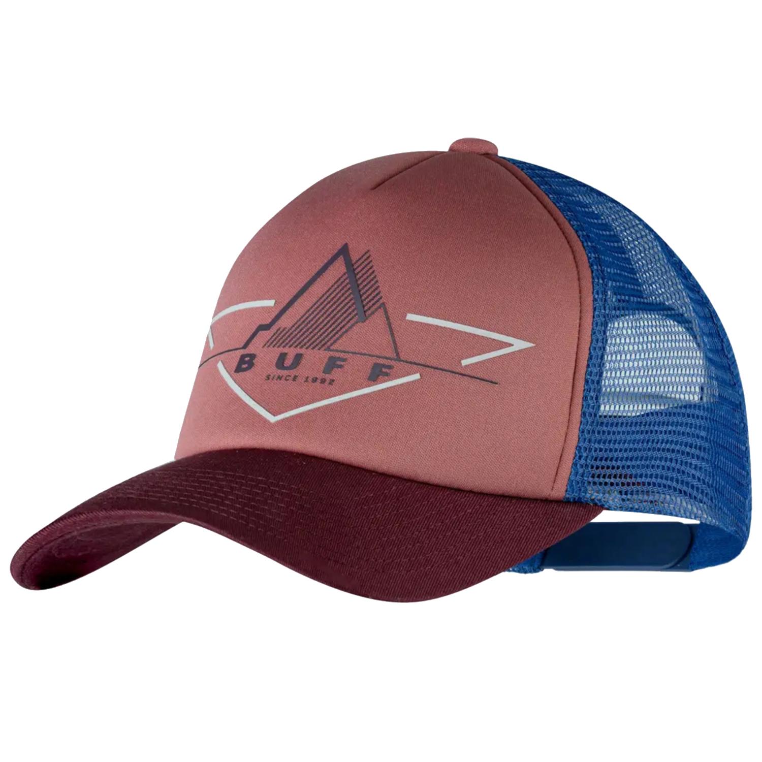 Buff Trucker Cap, Unisex burgundy Cap