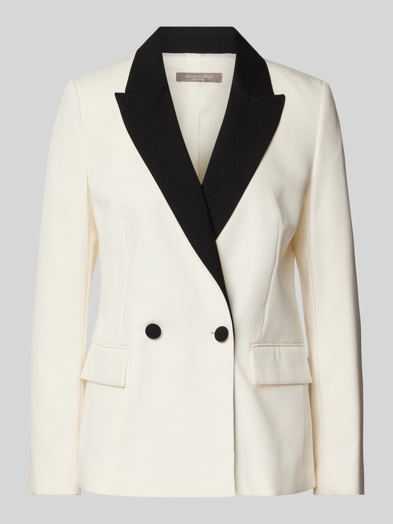 Christian Berg Woman Selection Regular fit blazer met viscose en reverskraag