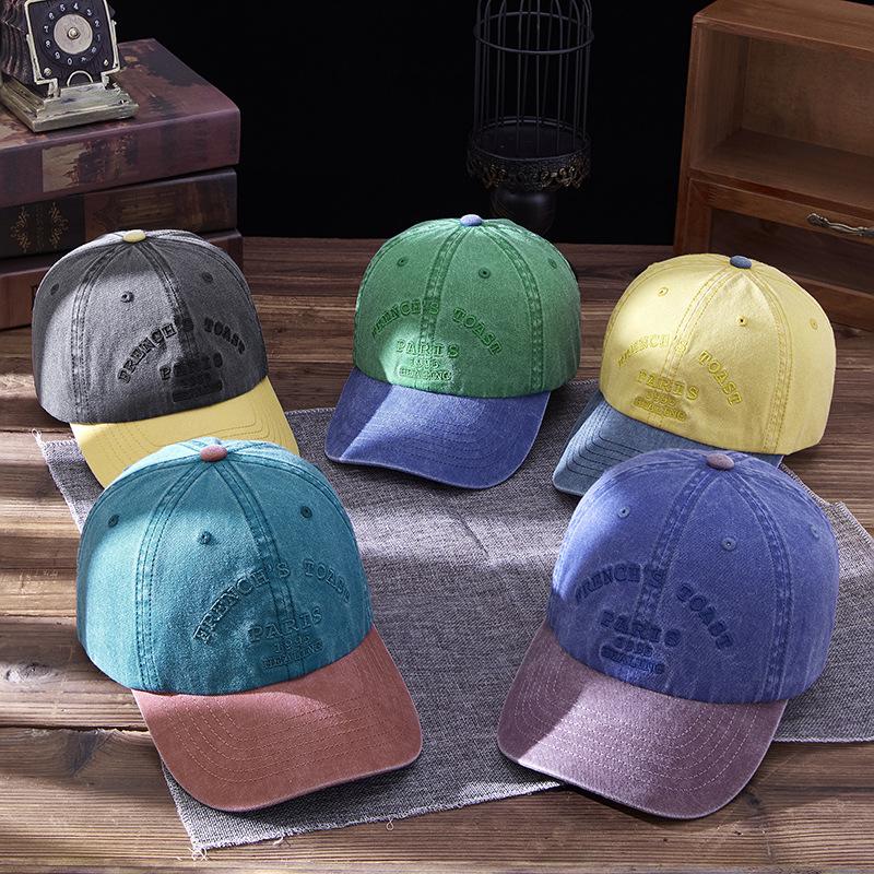 Fashion human Baseball cap street tide brand embroidery cotton duck tongue cap men and women couples shopping fashion versatile spring and summer