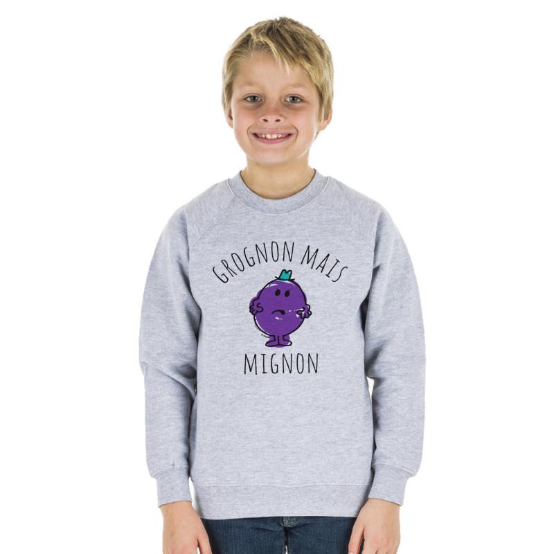 Monsieur Madame Grouchy MAAR LEUK Kindersweatshirt