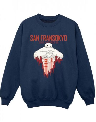 Disney jongens Big Hero 6 Baymax San Fransokyo hartsweater