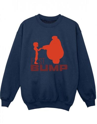 Disney Boys Big Hero 6 Baymax Fist Bump Cutout Sweatshirt