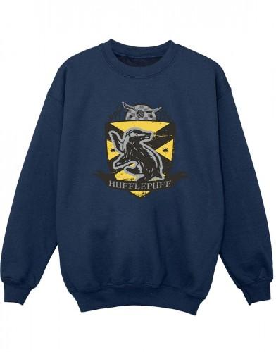 Harry Potter Boys Huffelpuf Sweatshirt met badge op de borst