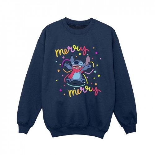 Disney Lilo & Stitch vrolijk regenboogsweater voor jongens