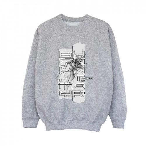 Star Wars Boys het boek van Boba Fett Fennec illustratie Sweatshirt