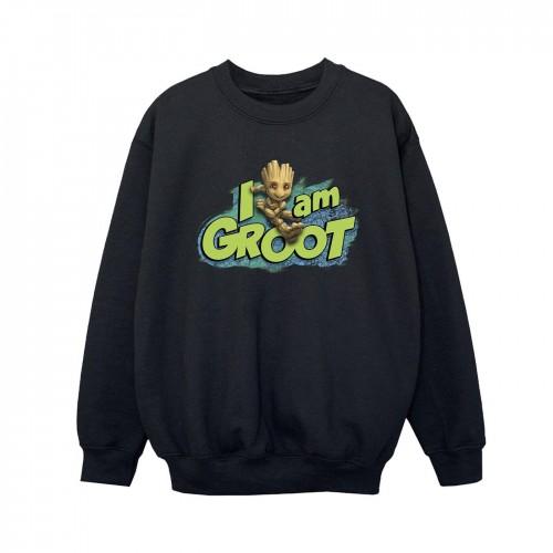 Marvel Boys Guardians of the Galaxy I Am Groot Jumping Sweatshirt