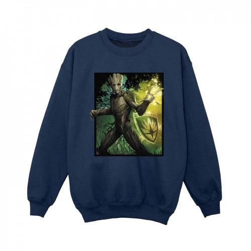 Marvel Boys Guardians Of The Galaxy Groot Forest Energy-sweatshirt