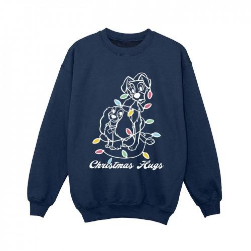 Disney Boys Lady en de Trump Christmas Hugs Sweatshirt