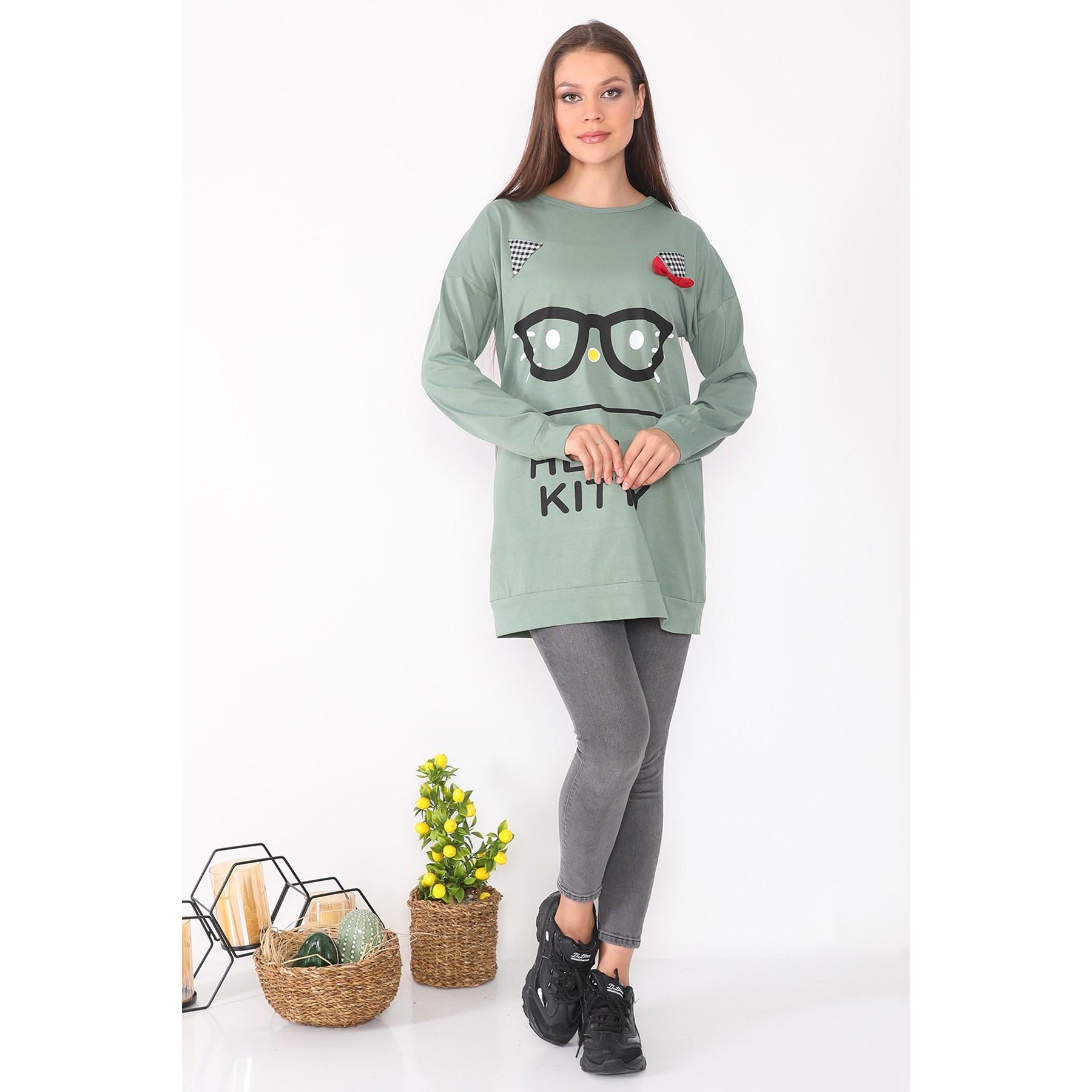 Alisveris Sokagi Tunieksweater voor dames met karakterprint