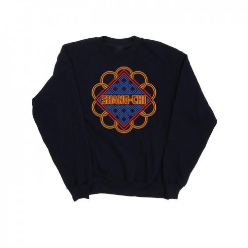 Marvel Boys Shang-Chi en de legende van de tien ringen Sweatshirt met neonringlogo