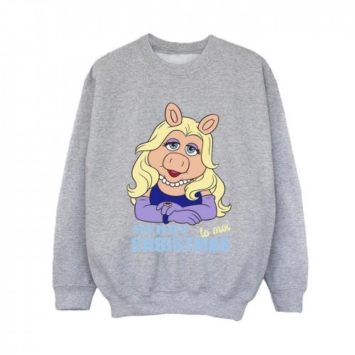 Disney Boys Muppets Miss Piggy Queen of Holidays Sweatshirt