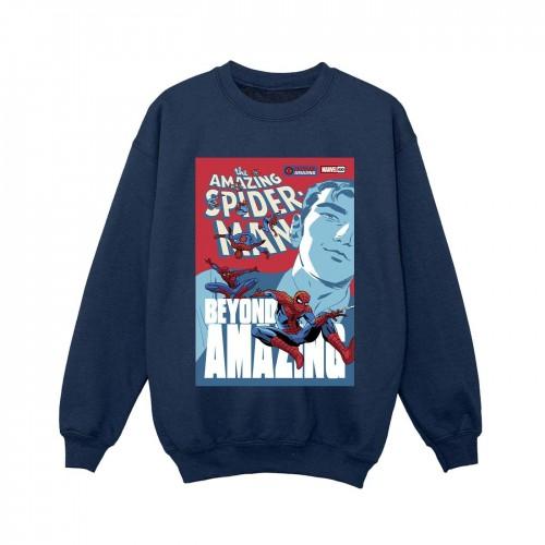 Marvel Boys Spider-Man Beyond Amazing Cover-sweatshirt