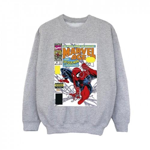 Marvel Boys Spider-Man  Age Comic Cover Sweatshirt