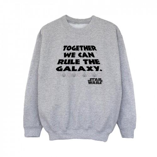 Star Wars jongens samen kunnen we de Galaxy besturen Sweatshirt