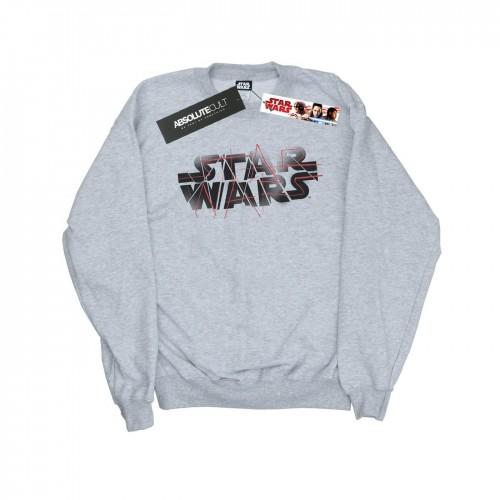 Star Wars Boys The Last Jedi Spray-logo sweatshirt