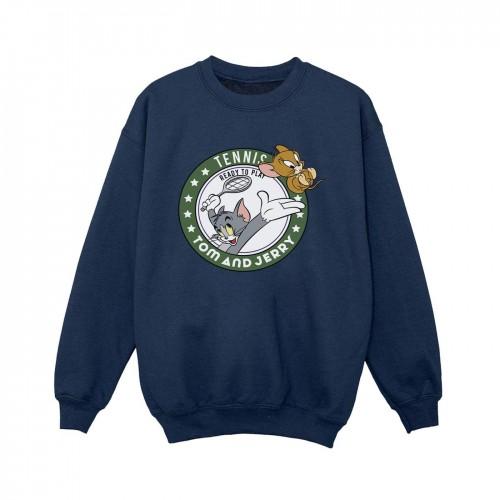 Tom And Jerry Boys Tennis Ready To Play Sweatshirt