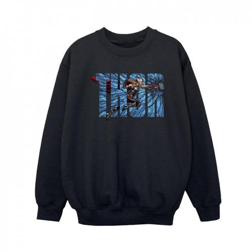 Marvel Boys Thor Love en Thunder Smash-sweatshirt