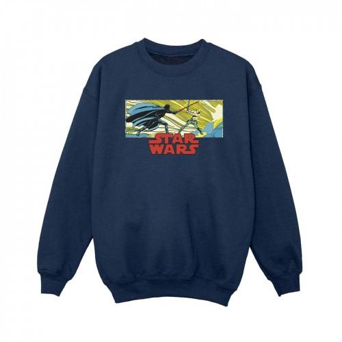 Star Wars jongens stripverhaal Luke en Vader Sweatshirt