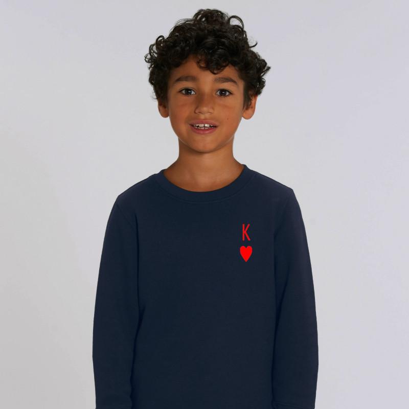 Le Roi du Tshirt Sweat Enfant KING