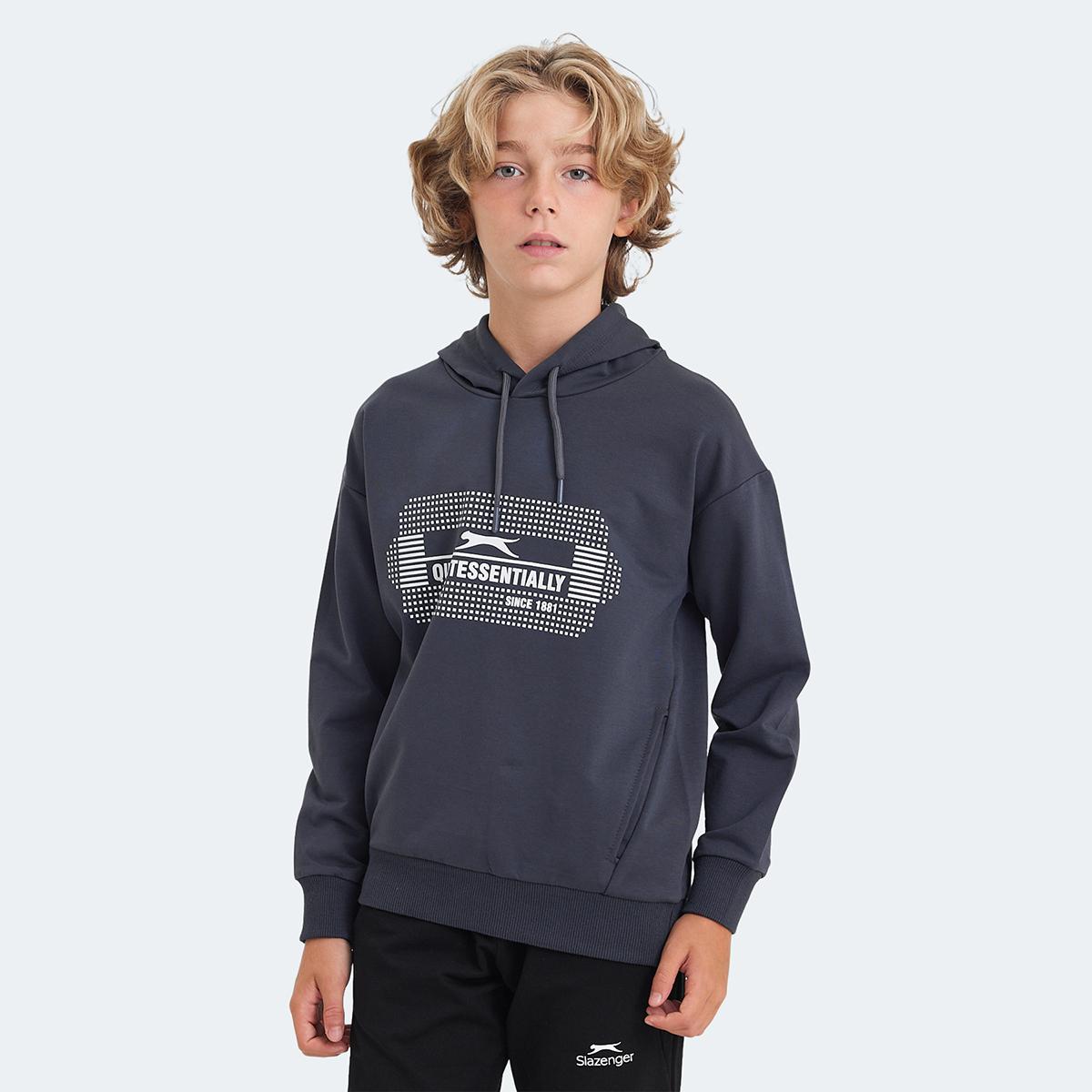 Slazenger LAYO-Dark Grey Kids Sweatshirt