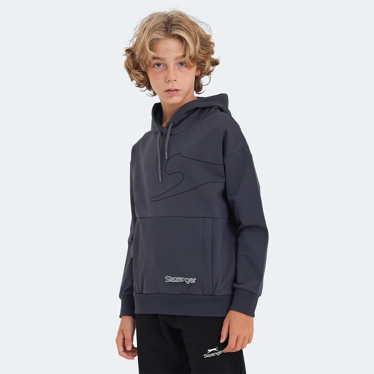 Slazenger LINK-Dark Grey Kids Sweatshirt